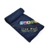 Customized Sports Fitness Gym Towel with Zipper Pocket