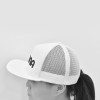 Baseball Cap with Mesh & Plastic Snap