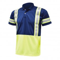 Custom Polo T-shirt with Safety Strip