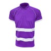 Stripe Performance Polo Tee