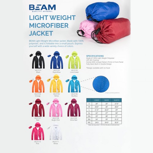 Light  Weight Microfiber Jacket