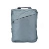 Grey Ample Backpack With Slant Zip