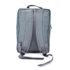 Grey Ample Backpack With Slant Zip