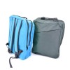 Blue Ample Backpack with Slant Zip