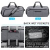 Sports Gym Bag with Shoes Compartment & Wet Pocket