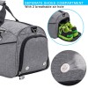 Sports Gym Bag with Shoes Compartment & Wet Pocket