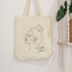 10oz Cotton Canvas Bag with Inner Card Pocket  (41cm Height)