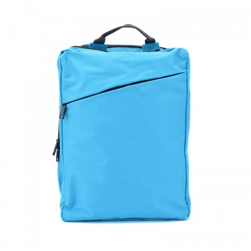 Blue Ample Backpack with Slant Zip