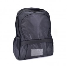 Jacquard Backpack with Plastic transparent Card Slot