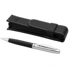 Balmain Ballpoint Pen, Black (Metal and Imitation Leather)