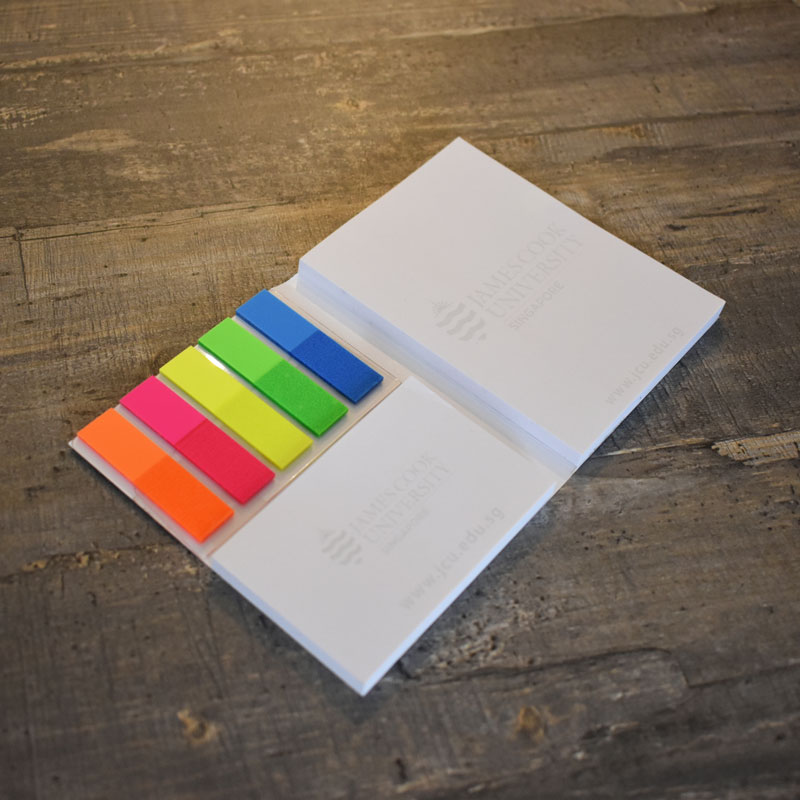 Custom Stationery Paper Memo Pads with Highlighting Flag