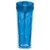 Hot & Cold Flip n Sip Geometric Tumbler 18 oz (blue)