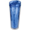 Hot & Cold Flip n Sip Geometric Tumbler 18 oz (blue)