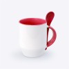 Zecore Sublimation Mug with Spoon (350ml)