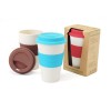 Bamboo Fibre Mug with Lid & Sleeve (350ml)