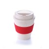 BAMBOO FIBRE COFFEE MUG WITH COLOUR SLEEVE