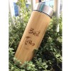 450ML Bamboo Sustainable Stainless Steel Vacuum Double Insulated Flask