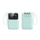 10000mAh 4 x Detachable Cable + 1 x USB Port 2.1A Fast Charge - 2 x LED Torch Light Vibrant & Compact Size Powerbank