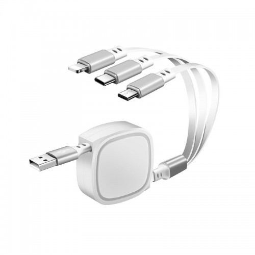 2.4A Fast Charge Multicable Retractable