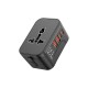2 USB Port + 2 Type-C Port - 3.4A Travel Adaptor