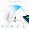 ANKER POWERPORT 4 LITE 27W 4 USB CHARGER EU/UK PLUG WHITE