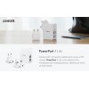 ANKER POWERPORT 4 LITE 27W 4 USB CHARGER EU/UK PLUG WHITE