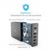 ANKER POWERPORT+ 5 WITH USB C POWER DELIVERY UK PLUG BLACK