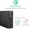 Anker Powerport+ 6 With Qc 3.0 Charging Uk Plug Black