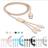 1.2M  One cable with 3 interface usb cable
