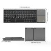 Portable Mini Wireless Fordable Keyboard