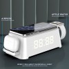 4IN1 Alarm clock wireless charger station
