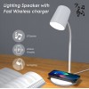 3 IN 1 Bluetooth Speaker With Fast Wireless Charger And Desk Lamp