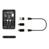 Multifunctional Phone Charge Cable Kit USB Cable Type C Adapter Storage Box