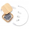 60W Fast Charging Cable Wooden Storage Box