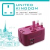 2.1A Fast Charge 1 USB-A + 1 USB-C Travel Adaptor