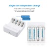Ni-MH Battery AA size 4pcs with Fast Charger
