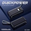 10000mAh 22.5W Super Quick Charge Built In Usb-c & Lightning Quick Charging Powerbank