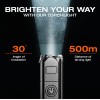Super Bright Torch Light With Adjustable Zoom Focus & Usb Rechargable