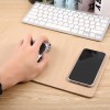 Wireless Lamination Wooden Charge cum Mousepad