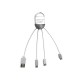 LED LIGHT UP LOGO 3 IN 1 FAST CHARGE CABLE