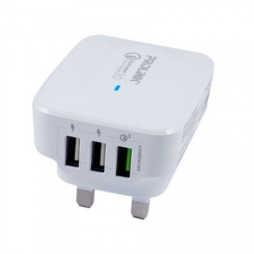 PROLiNK Travel Charger 3-port/30W