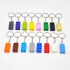 Custom Colorful Brick Shape Keychain