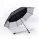 Popular Double Tiered. Auto Open, UV Coated, Windproof Golf Umbrella (Black)-HKGG231FFW