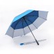Popular Double Tiered. Auto Open, UV Coated, Windproof Golf Umbrella (Light Blue)-HKGG231FFW