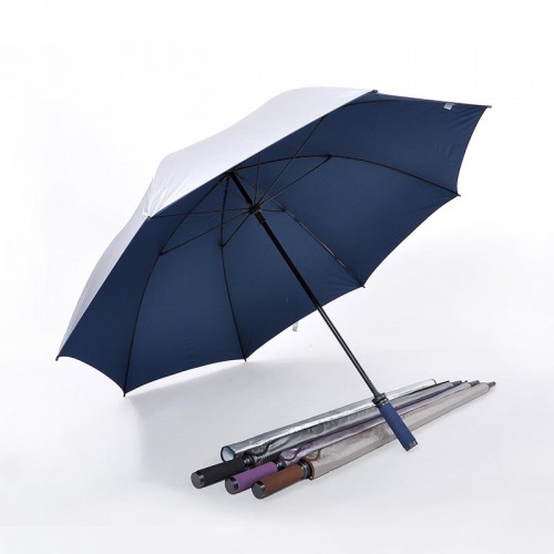 Pearl Sheen Fabric, Ultra Lightweight Golf Umbrella (Navy Blue)