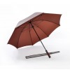 Pearl Sheen Fabric, Ultra Lightweight Golf Umbrella (Brown)