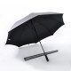 Pearl Sheen Fabric, Ultra Lightweight Golf Umbrella (Black)