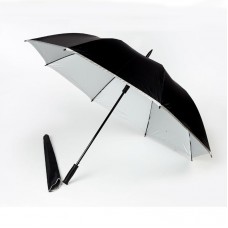 Popular Auto Open, UV Coated, Windproof Golf Umbrella (Black)
