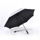 Popular Auto Open, UV Coated, Windproof Golf Umbrella (Black)-HKGG282SPW-BLK