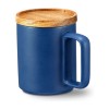 CERAMIC MUG WITH WOODEN LID